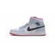 Air Jordan 1 Mid "Half Blue" Polka Dot Blue Red 555112-400