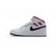 Air Jordan 1 Mid "Hyper Pink" White Black Pink 555112-106