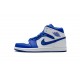 Air Jordan 1 Mid "Hyper Royal" White Blue 554724-114