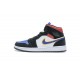 Air Jordan 1 Mid "Lakers Top 3" Red Blue Black 852542-005 36-46