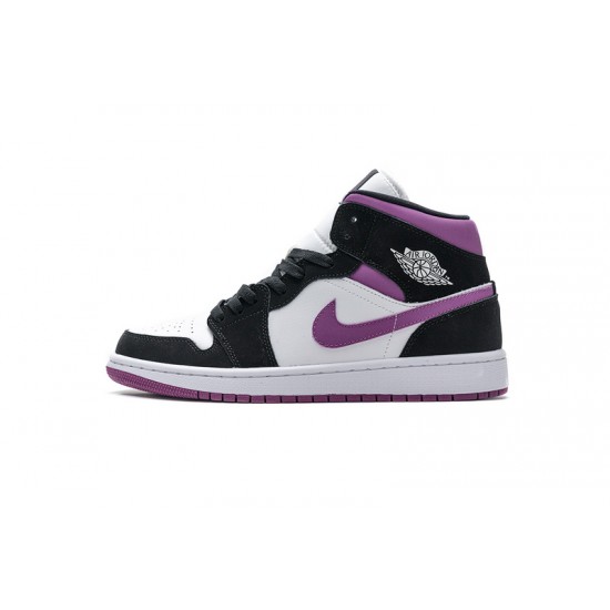 Air Jordan 1 Mid "Magenta" Black Purple BQ6472-005