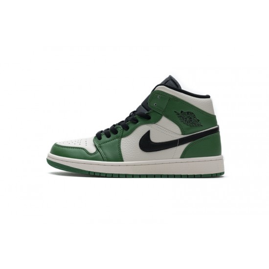 Air Jordan 1 Mid "Pine Green" White Green 852542-301