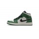 Air Jordan 1 Mid "Pine Green" White Green 852542-301