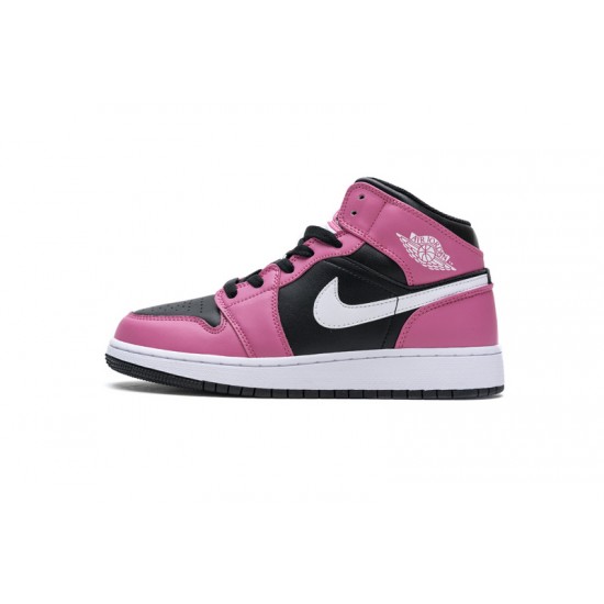 Air Jordan 1 Mid "Pinksicle" Black Pink 555112-002