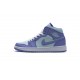 Air Jordan 1 Mid "Purple Aqua" Blue Purple Blue 554725-500