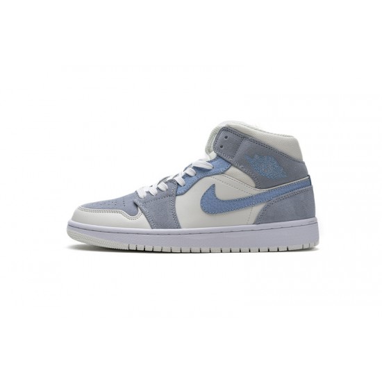 Air Jordan 1 Mid "Sail Light Blue" Celestine Blue Grey Blue DA4666-100