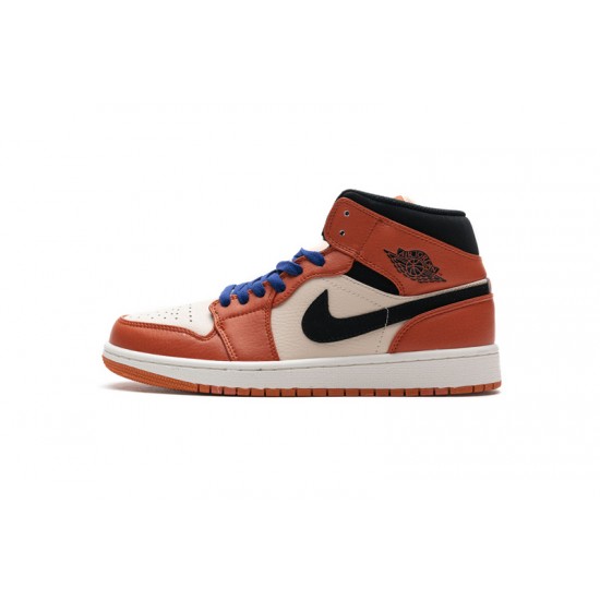 Air Jordan 1 Mid SE "Team Orange" Orange White 852542-800