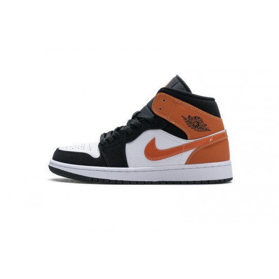 Air Jordan 1 Mid "Shattered Backboard" Orange Black 554724-058