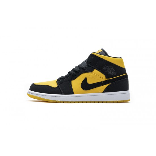 Air Jordan 1 Mid "University Gold" Black Yellow CD6759-007