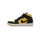 Air Jordan 1 Mid "University Gold" Black Yellow CD6759-007