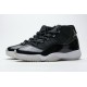 Air Jordan 11 25th Anniversary Black Silver Eyelets CT8012-011 40-47 Shoes