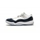 Air Jordan 11 Low "Navy Blue Snakeskin" White Blue CD6846-102