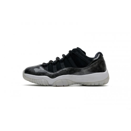 Air Jordan 11 Retro Low "Barons" Black White 528895-010