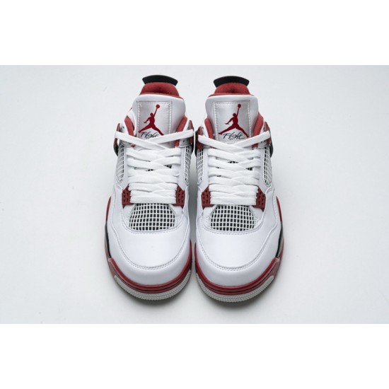 Air Jordan 4 Fire Red White Red DC7770-160 Shoes