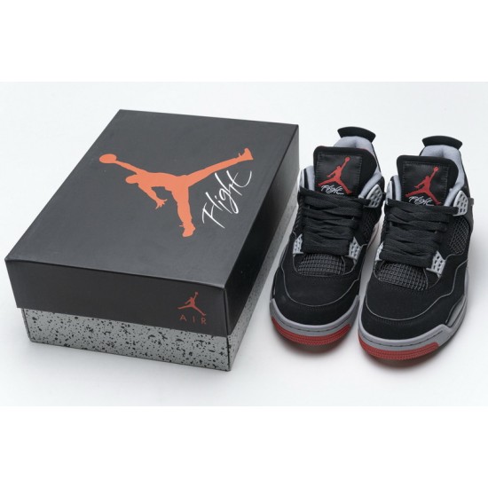 Air Jordan 4 Retro "Bred" Black Red 308497-060