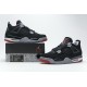 Air Jordan 4 Retro Bred Black Red 308497-060 Shoes