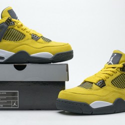 Air Jordan 4 Retro LS "Lightning" Yellow Grey 314254-702 40-46