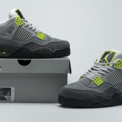 Air Jordan 4 Retro SE "Neon 95" Grey Green CT5342-007 40.5-47