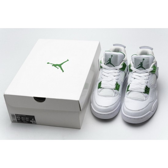 Air Jordan 4 Retro "Metallic Green" White Green CT8527-113