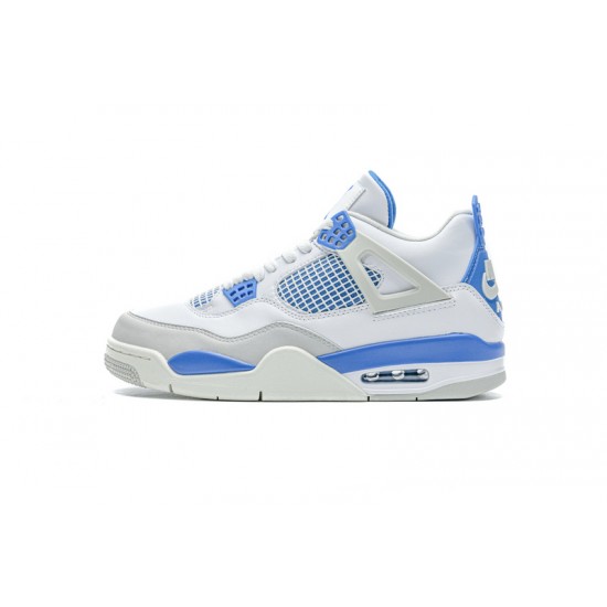 Air Jordan 4 "Military Blue" White Blue 308497-105 40-46