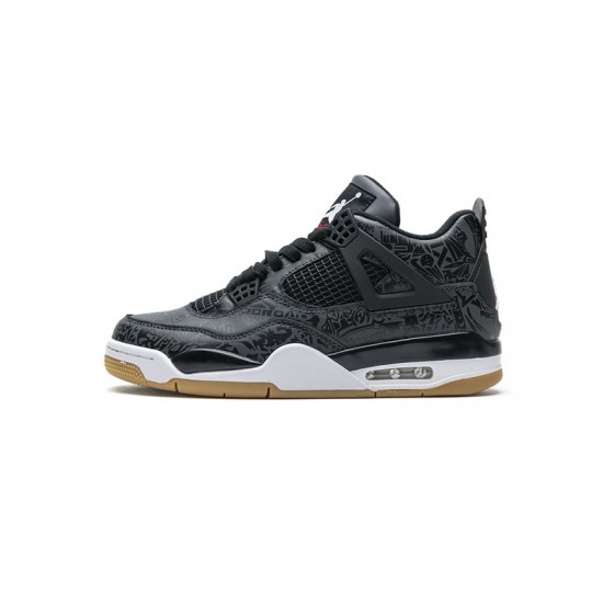 Air Jordan 4 Retro "Black Laser" Black White CI1184-001