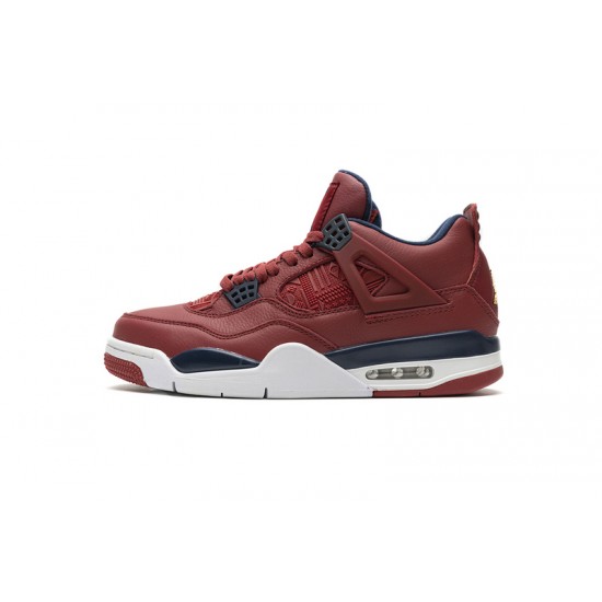 Air Jordan 4 Retro "FIBA Gym Red" Red Black CI1184-617