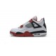 Air Jordan 4 Retro "Fire Red" White Black Red 308497-110