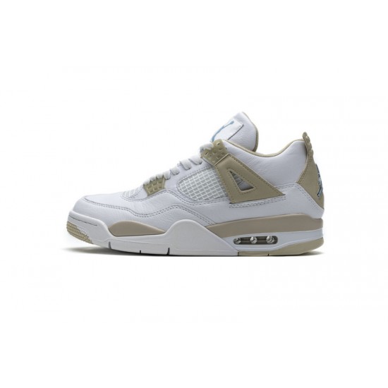 Air Jordan 4 Retro "Sand Linen" White Gold 487724-118