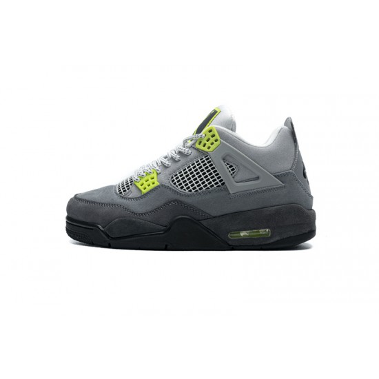 Air Jordan 4 Retro SE "Neon 95" Grey Green CT5342-007 40.5-47