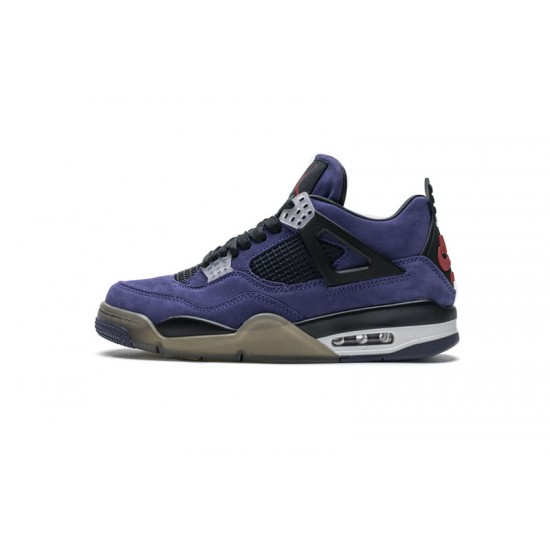 Travis Scott x Air Jordan 4 Retro "Purple Suede" Purple Black AJ4-766302