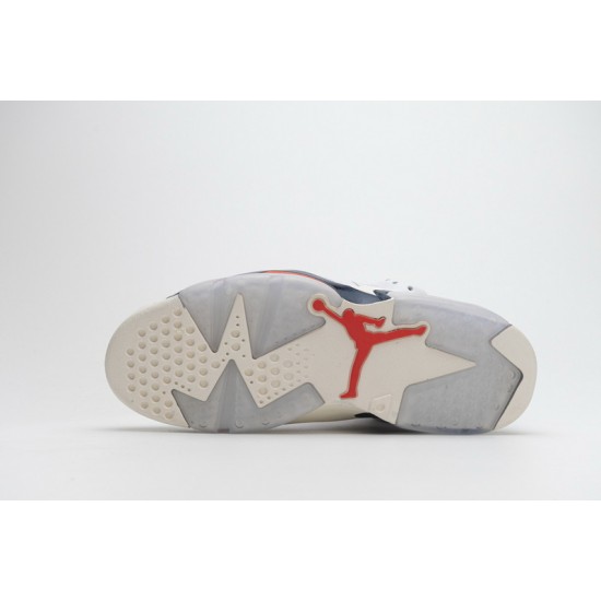 Air Jordan 6 Tinker White Red 384664-104 Shoes
