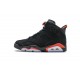 Air Jordan 6 "Black Infrared" Black Red 384664-060