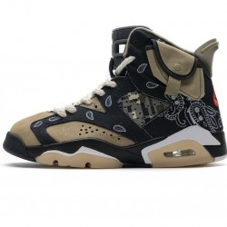 Air Jordan 6 Retro SP "Paisley Print" Black Brown CT5058-001