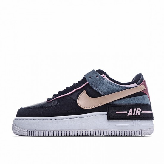 Nike Air Force 1 Shadow Black Light Arctic Pink Black Pink CU5315-001 Shoes