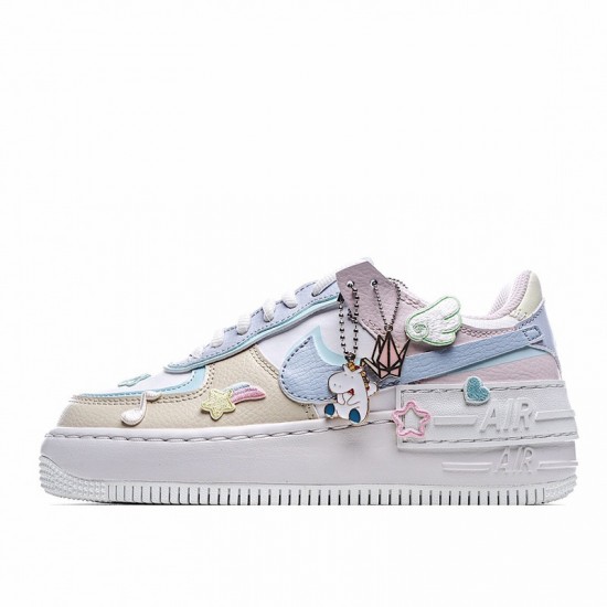 Nike Air Force 1 Shadow "Pastel" White Blue Pink CI0919-106