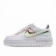 Nike Air Force 1 Shadow "White Crimson Tint" White Green Orange CI0919-107