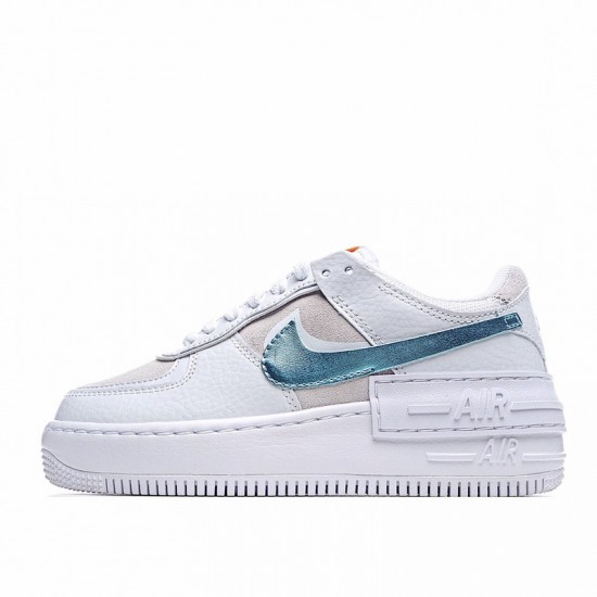 Nike Air Force 1 Shadow "White Glacier Ice" White Blue DA4286-100