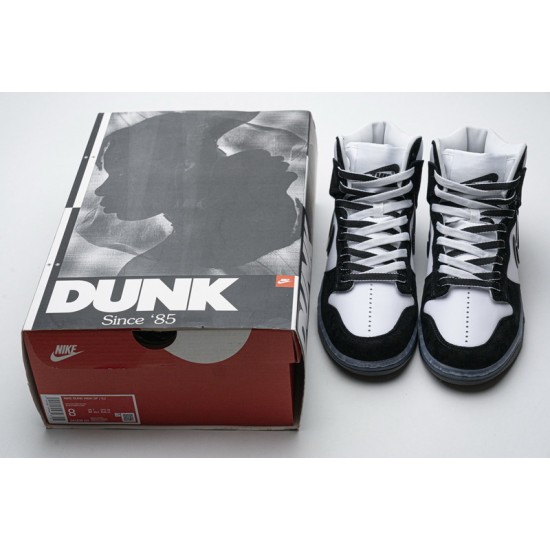 Slam Jam x Nike SB Dunk High Black White DA1639-101