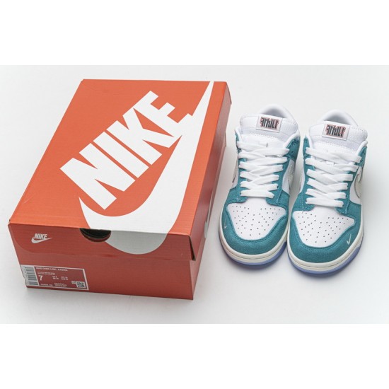 Kasina x Nike Dunk Low "Neptune Green" Blue White CZ6501-101