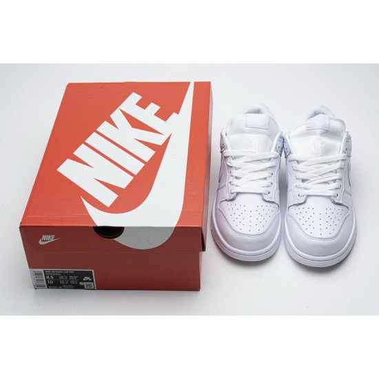 Nike SB Dunk Low Pro "White Out" All White 304292-100