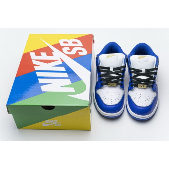 Supreme x Nike SB Dunk Low "Blue Stars" Blue White DH3228-100