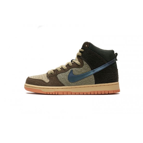 Concepts x Nike SB Dunk High Pro QS "Mallard" Black Brown DC6887-200