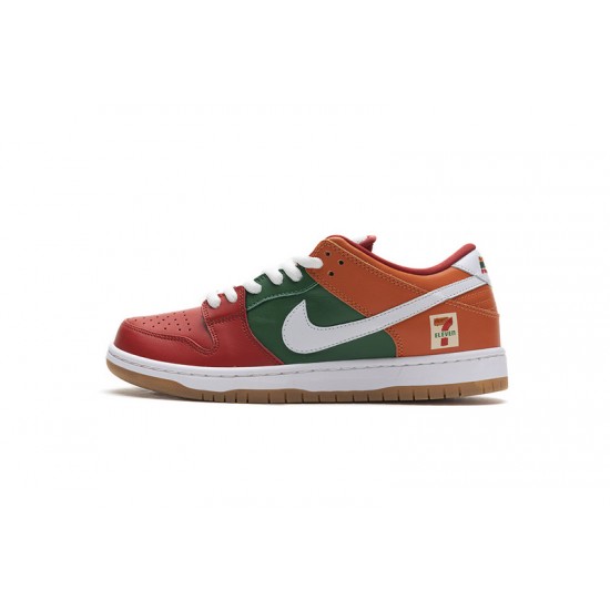 Eleven x Nike SB Dunk Low Red Green Orange CZ5130-600