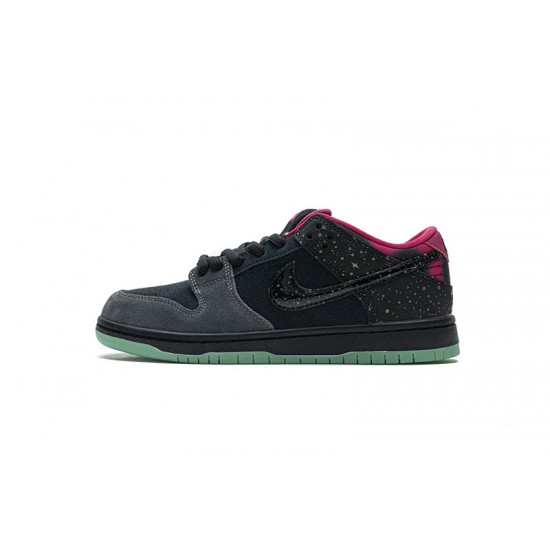 Nike Dunk Low Premium SB AE QS "Northern Lights" Black Red 724183-063