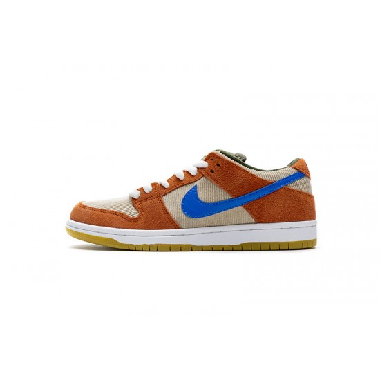 Nike SB Dunk Low Pro "Corduroy" Orange Blue BQ6817-201