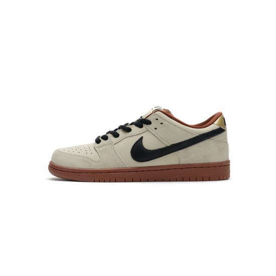 Nike SB Dunk Low Pro "Muslin" White Brown BQ6817-100