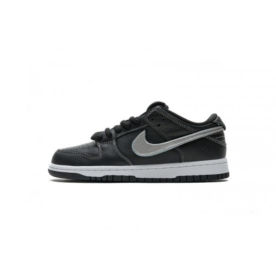 Nike SB Dunk Low Pro OG QS "Black Diamond" Black Silver BV1310-001