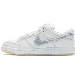 Nike SB Dunk Low Pro QS "Diamond Supply" White Silver BV1310-100 36-46