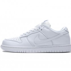 Nike SB Dunk Low Pro "White Out" All White 304292-100