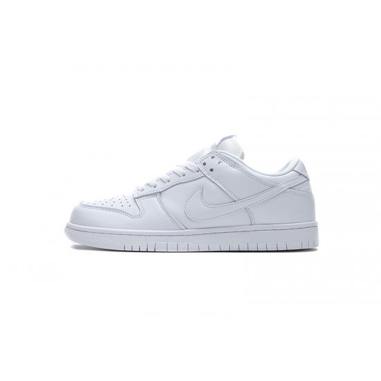 Nike SB Dunk Low Pro "White Out" All White 304292-100